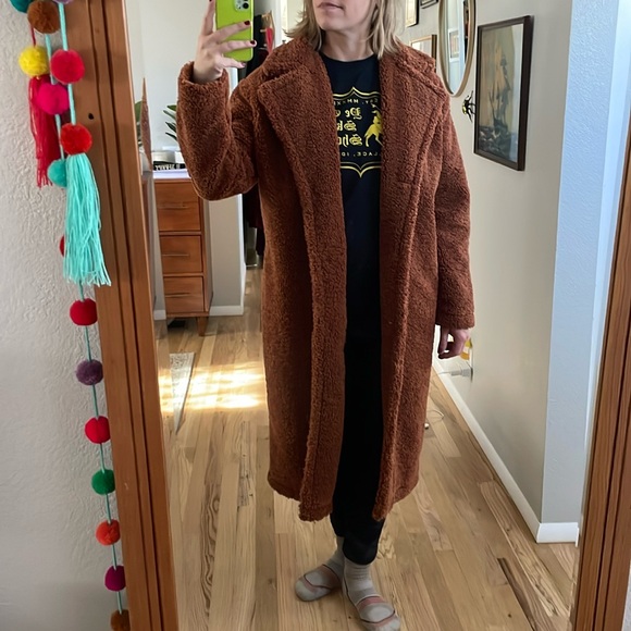 Steve Madden Saide Sherpa Teddy Coat - Picture 7 of 7